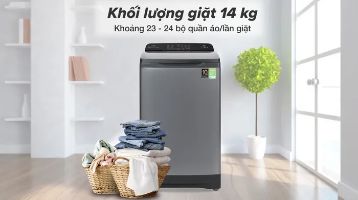 Khối lượng giặt phù hợp